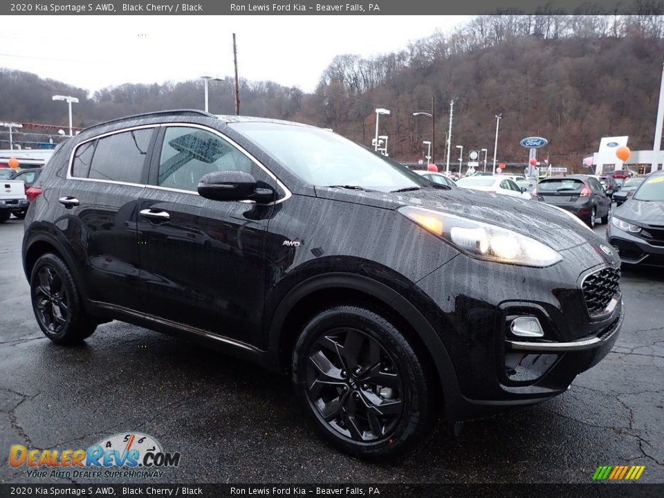 Black Cherry 2020 Kia Sportage S AWD Photo #9