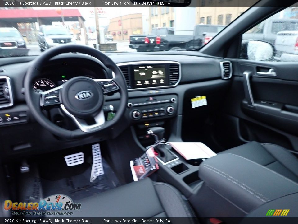 2020 Kia Sportage S AWD Black Cherry / Black Photo #15