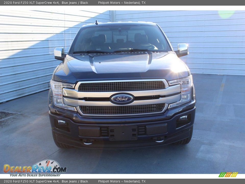2020 Ford F150 XLT SuperCrew 4x4 Blue Jeans / Black Photo #3