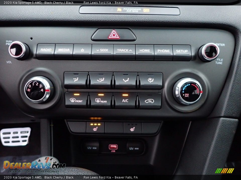 2020 Kia Sportage S AWD Black Cherry / Black Photo #19