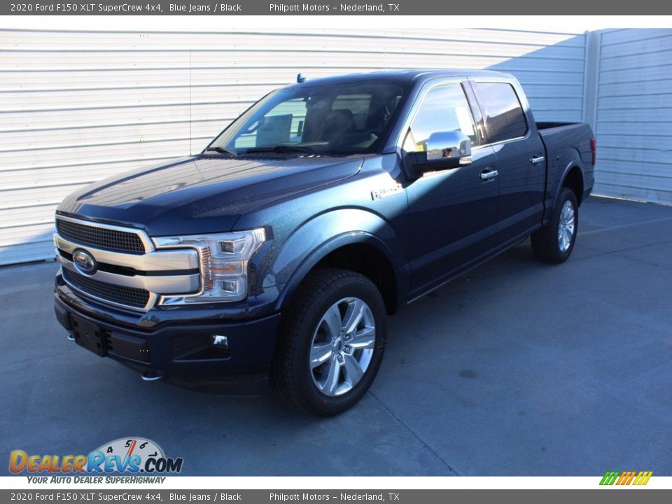 2020 Ford F150 XLT SuperCrew 4x4 Blue Jeans / Black Photo #4