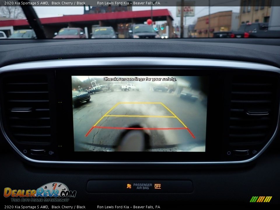 2020 Kia Sportage S AWD Black Cherry / Black Photo #20