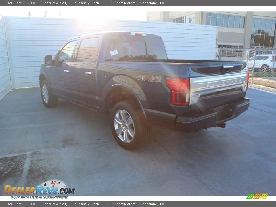 2020 Ford F150 XLT SuperCrew 4x4 Blue Jeans / Black Photo #6