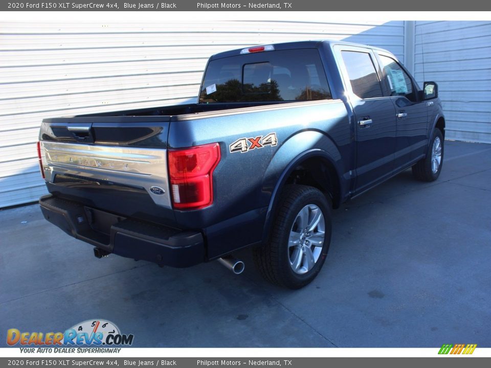 2020 Ford F150 XLT SuperCrew 4x4 Blue Jeans / Black Photo #8