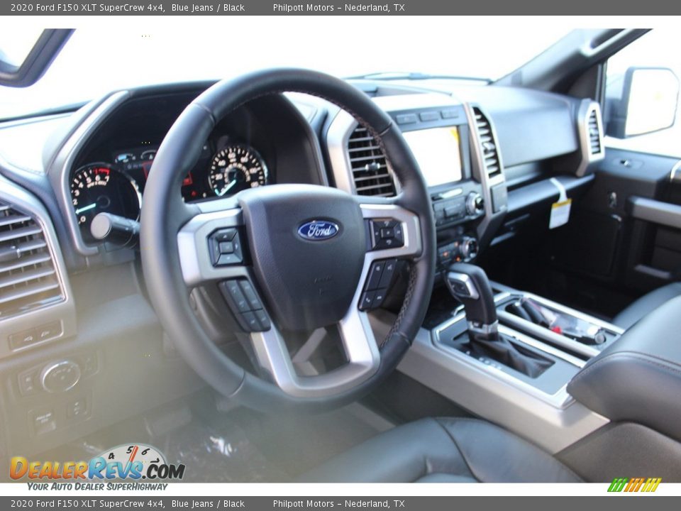 2020 Ford F150 XLT SuperCrew 4x4 Blue Jeans / Black Photo #12