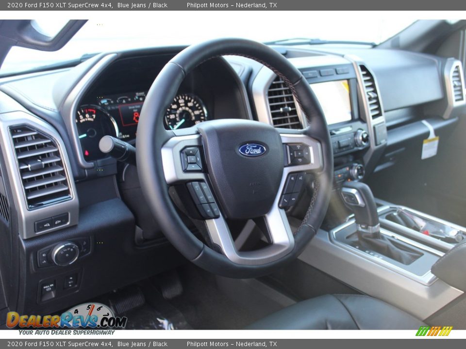 2020 Ford F150 XLT SuperCrew 4x4 Blue Jeans / Black Photo #13