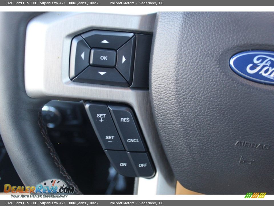 2020 Ford F150 XLT SuperCrew 4x4 Blue Jeans / Black Photo #14