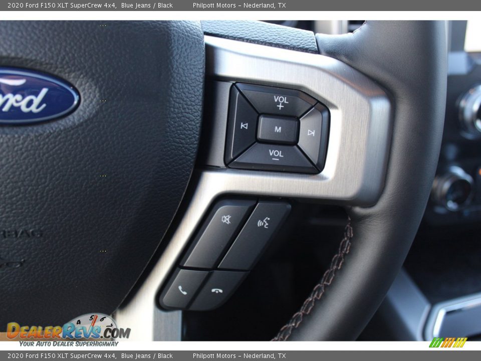 2020 Ford F150 XLT SuperCrew 4x4 Blue Jeans / Black Photo #15