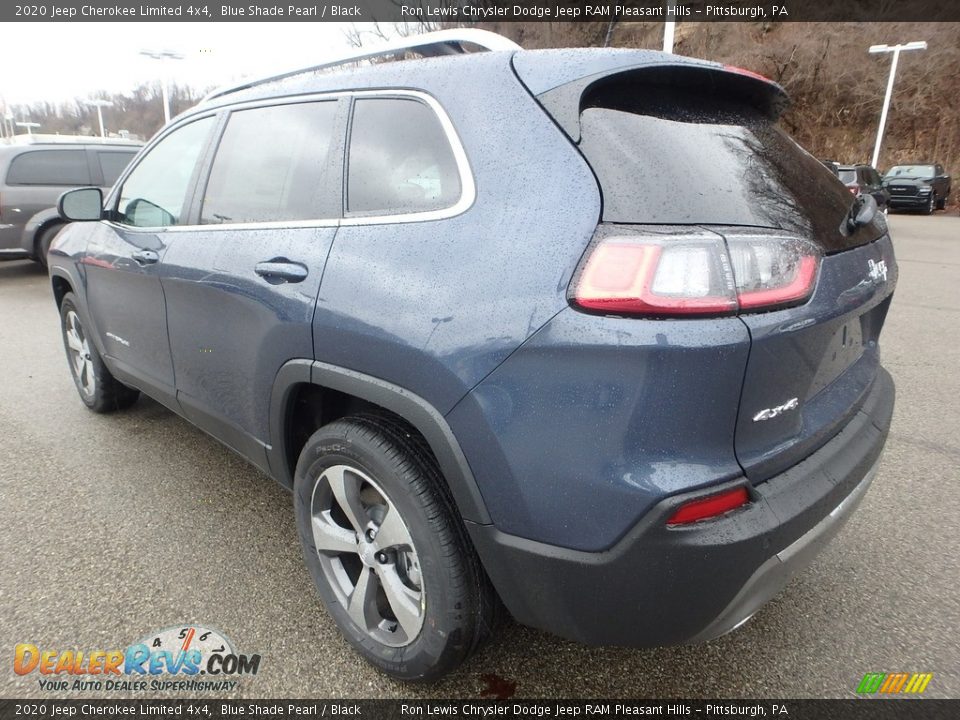 2020 Jeep Cherokee Limited 4x4 Blue Shade Pearl / Black Photo #3