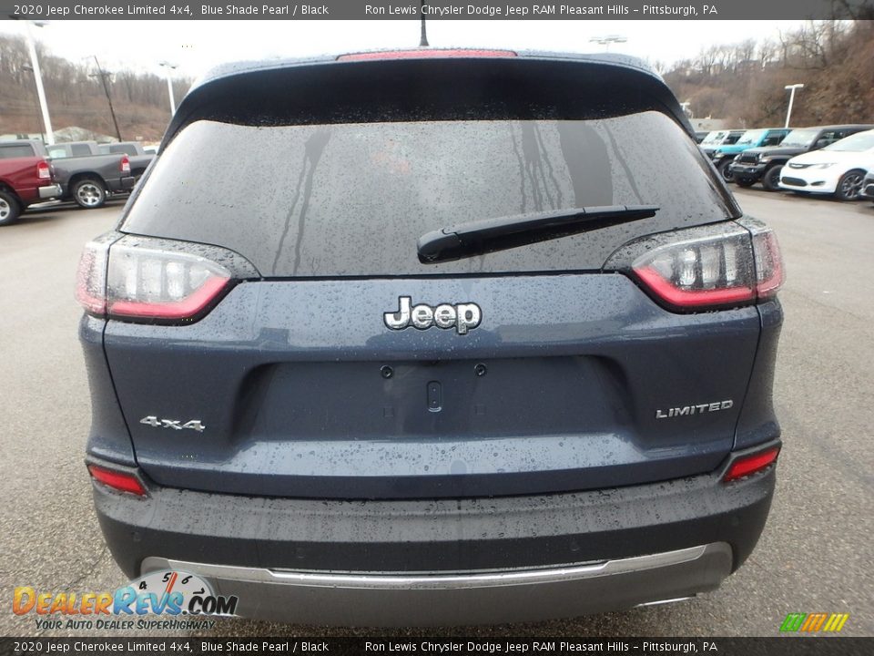 2020 Jeep Cherokee Limited 4x4 Blue Shade Pearl / Black Photo #4