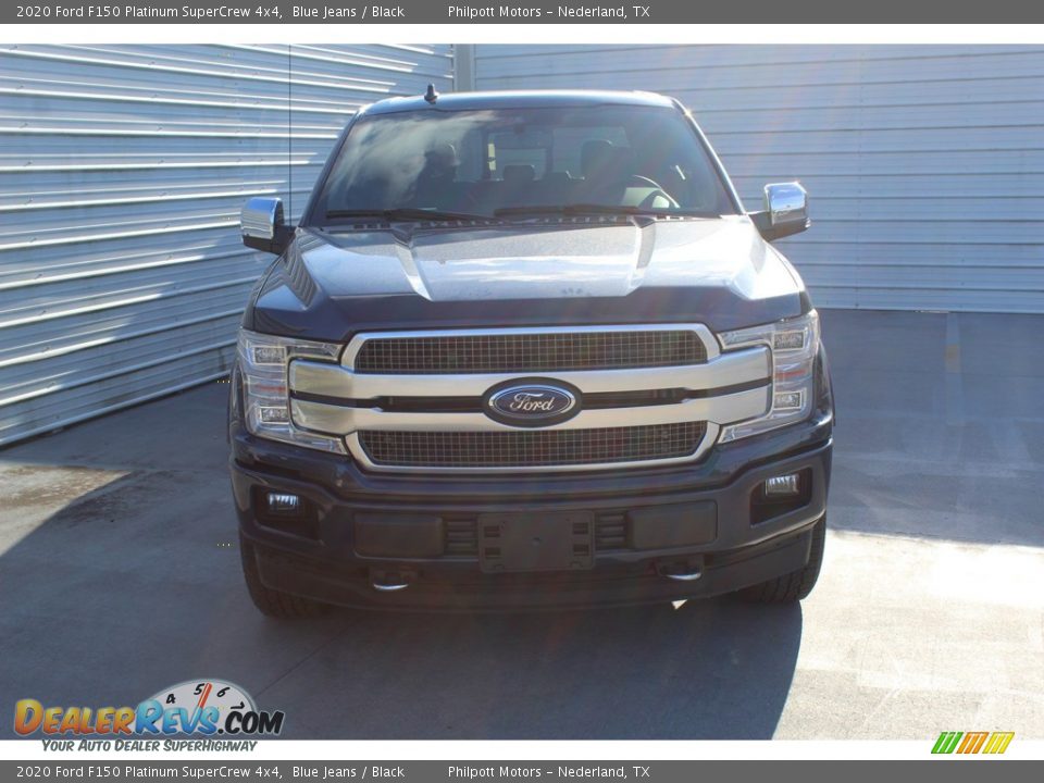2020 Ford F150 Platinum SuperCrew 4x4 Blue Jeans / Black Photo #3