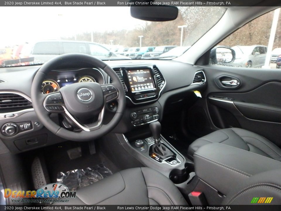 Black Interior - 2020 Jeep Cherokee Limited 4x4 Photo #13