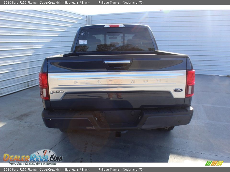 2020 Ford F150 Platinum SuperCrew 4x4 Blue Jeans / Black Photo #7