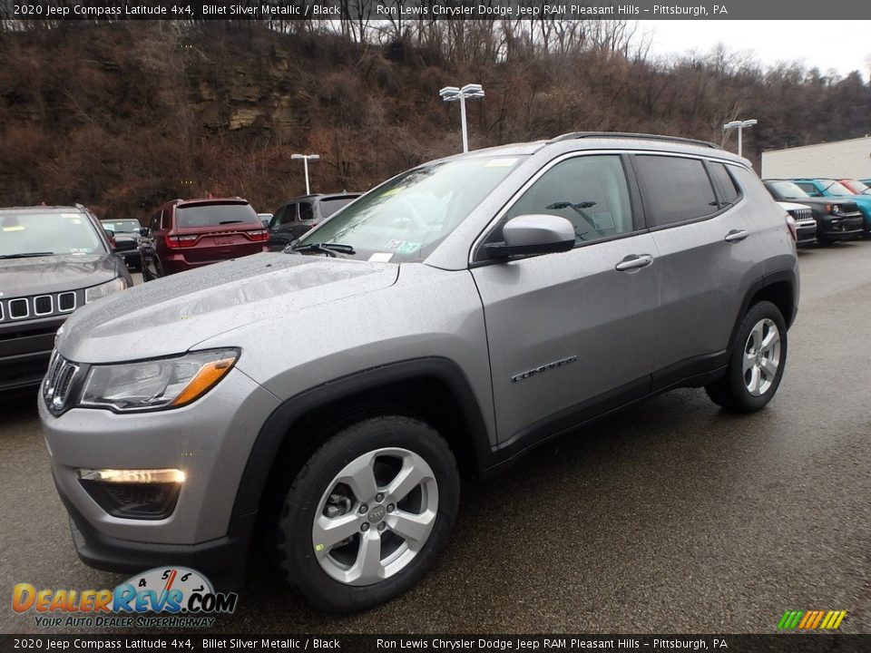 2020 Jeep Compass Latitude 4x4 Billet Silver Metallic / Black Photo #1