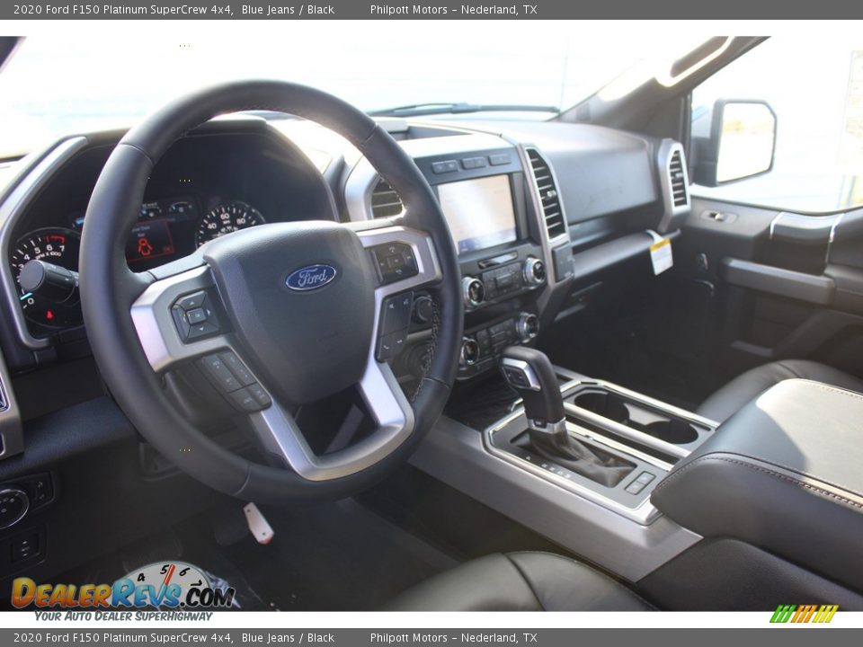 2020 Ford F150 Platinum SuperCrew 4x4 Blue Jeans / Black Photo #12