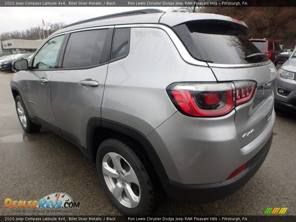 2020 Jeep Compass Latitude 4x4 Billet Silver Metallic / Black Photo #3