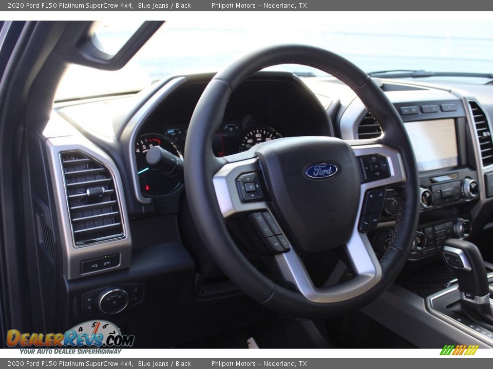 2020 Ford F150 Platinum SuperCrew 4x4 Blue Jeans / Black Photo #13