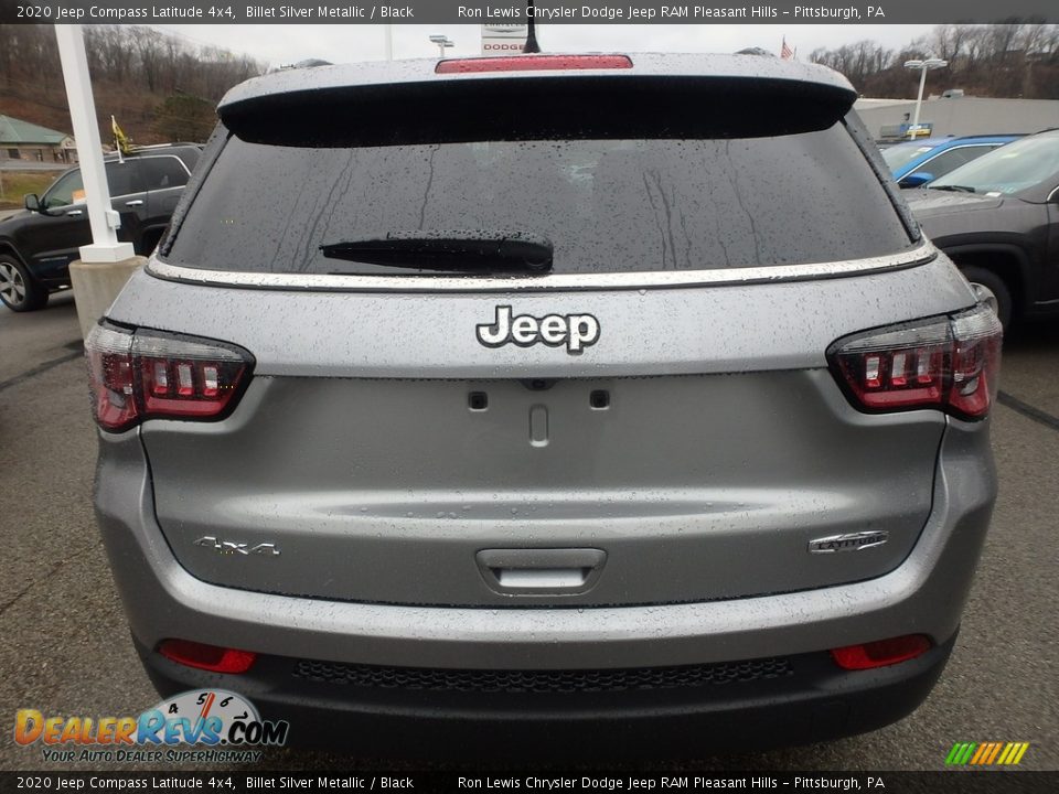 2020 Jeep Compass Latitude 4x4 Billet Silver Metallic / Black Photo #4