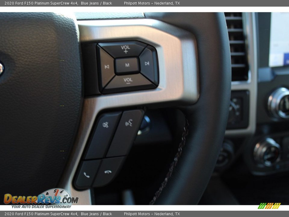 2020 Ford F150 Platinum SuperCrew 4x4 Blue Jeans / Black Photo #15