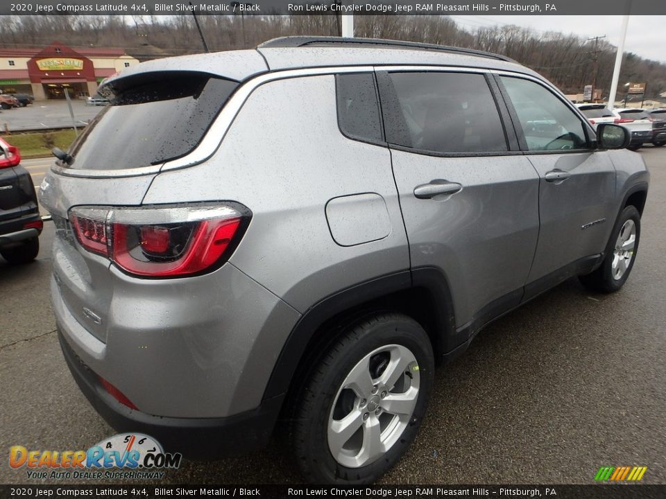 2020 Jeep Compass Latitude 4x4 Billet Silver Metallic / Black Photo #6