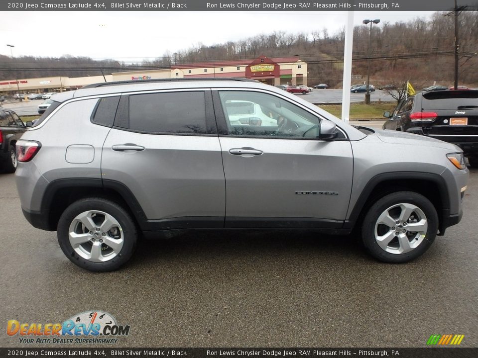 2020 Jeep Compass Latitude 4x4 Billet Silver Metallic / Black Photo #7