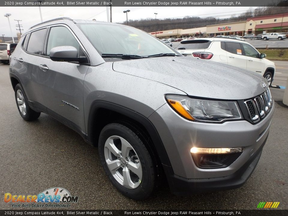 2020 Jeep Compass Latitude 4x4 Billet Silver Metallic / Black Photo #8