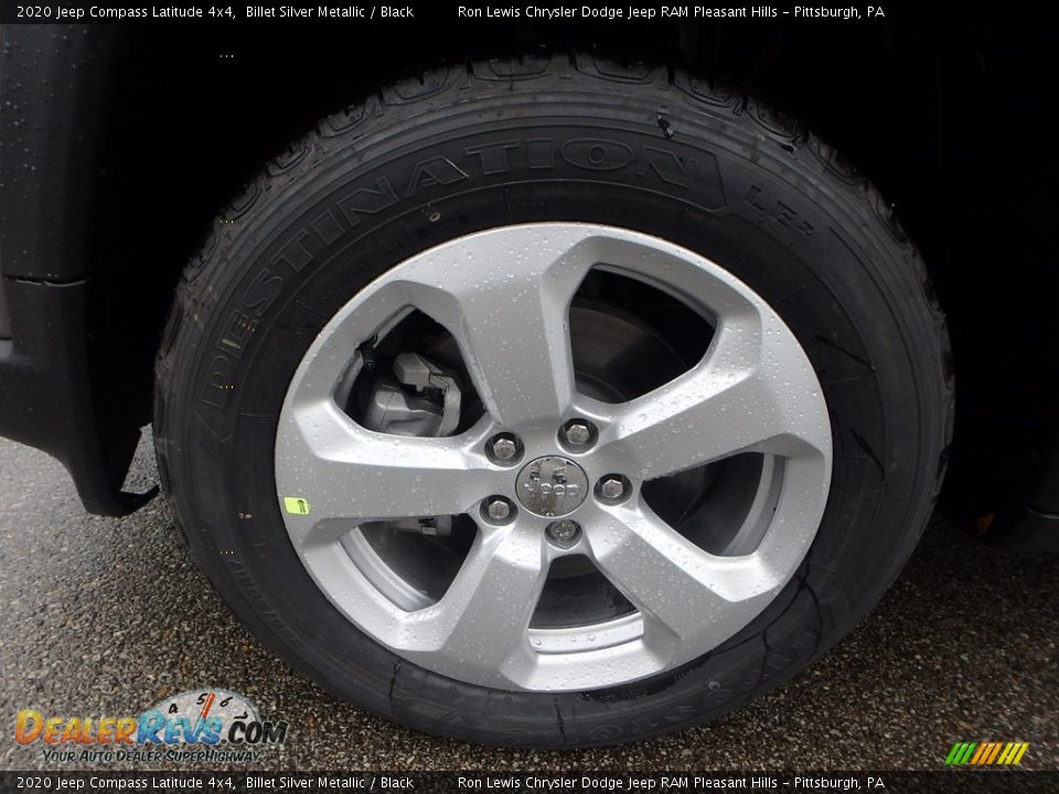 2020 Jeep Compass Latitude 4x4 Billet Silver Metallic / Black Photo #10