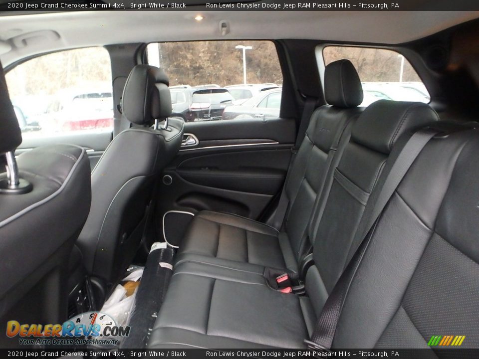 Rear Seat of 2020 Jeep Grand Cherokee Summit 4x4 Photo #12