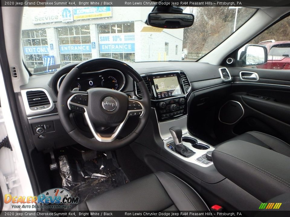 Black Interior - 2020 Jeep Grand Cherokee Summit 4x4 Photo #13