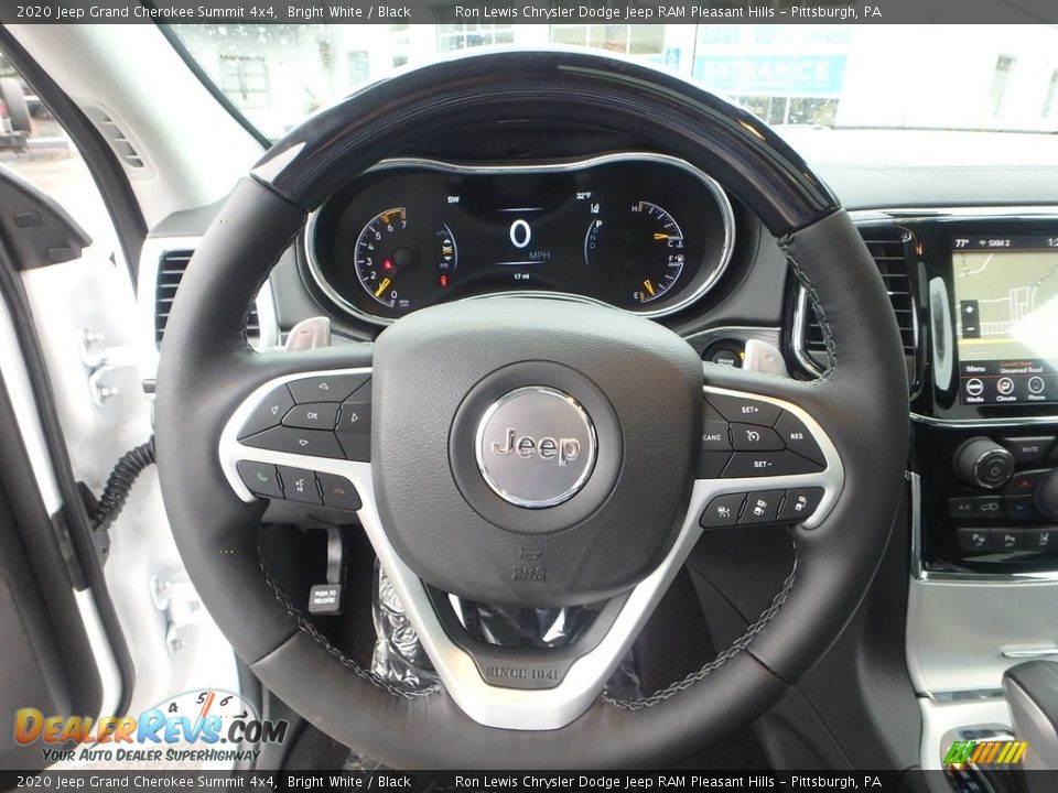 2020 Jeep Grand Cherokee Summit 4x4 Bright White / Black Photo #18