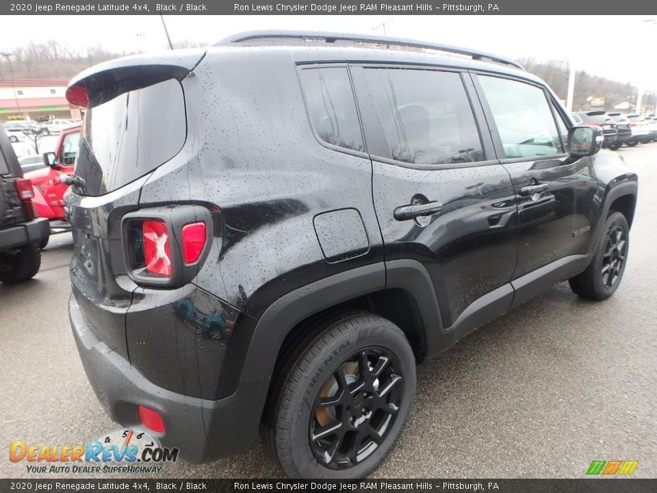 2020 Jeep Renegade Latitude 4x4 Black / Black Photo #6