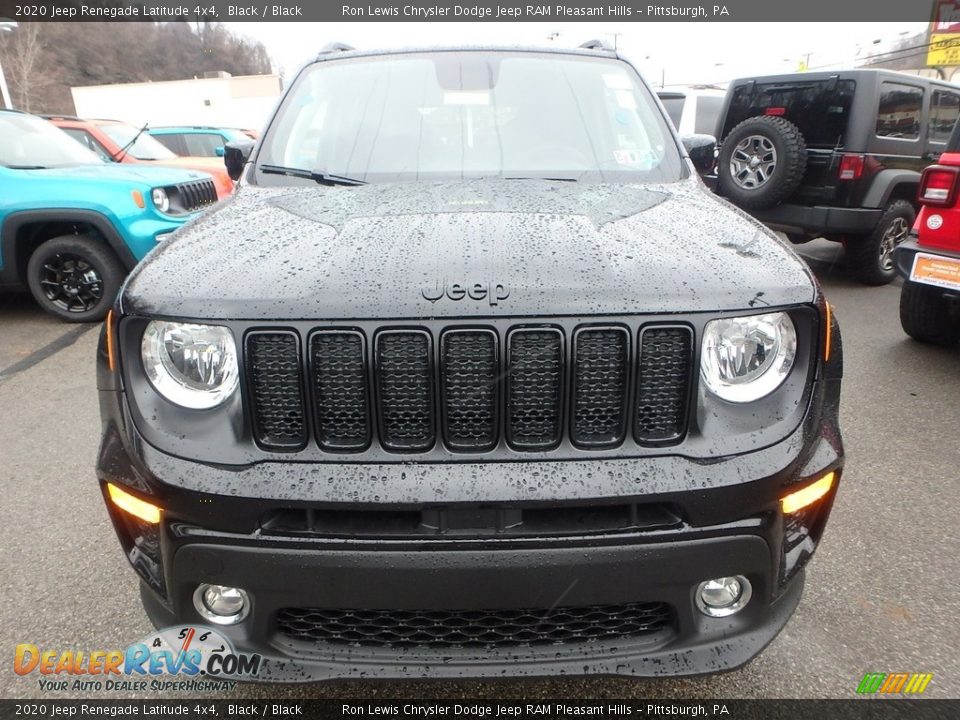 2020 Jeep Renegade Latitude 4x4 Black / Black Photo #9