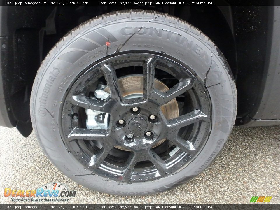 2020 Jeep Renegade Latitude 4x4 Black / Black Photo #10