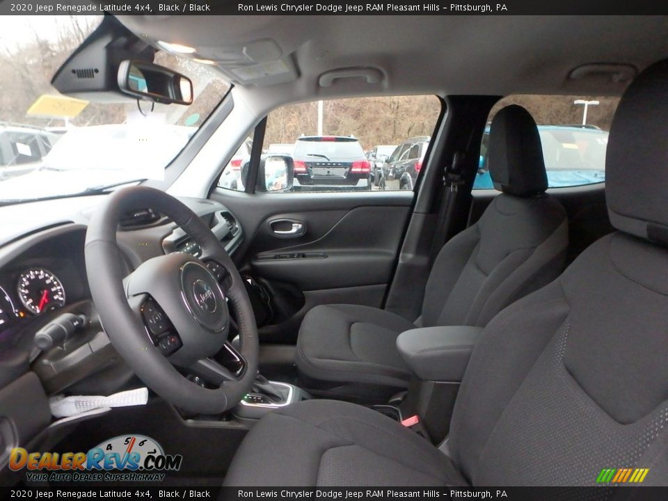 2020 Jeep Renegade Latitude 4x4 Black / Black Photo #11