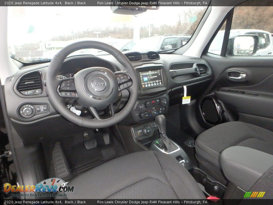 2020 Jeep Renegade Latitude 4x4 Black / Black Photo #13