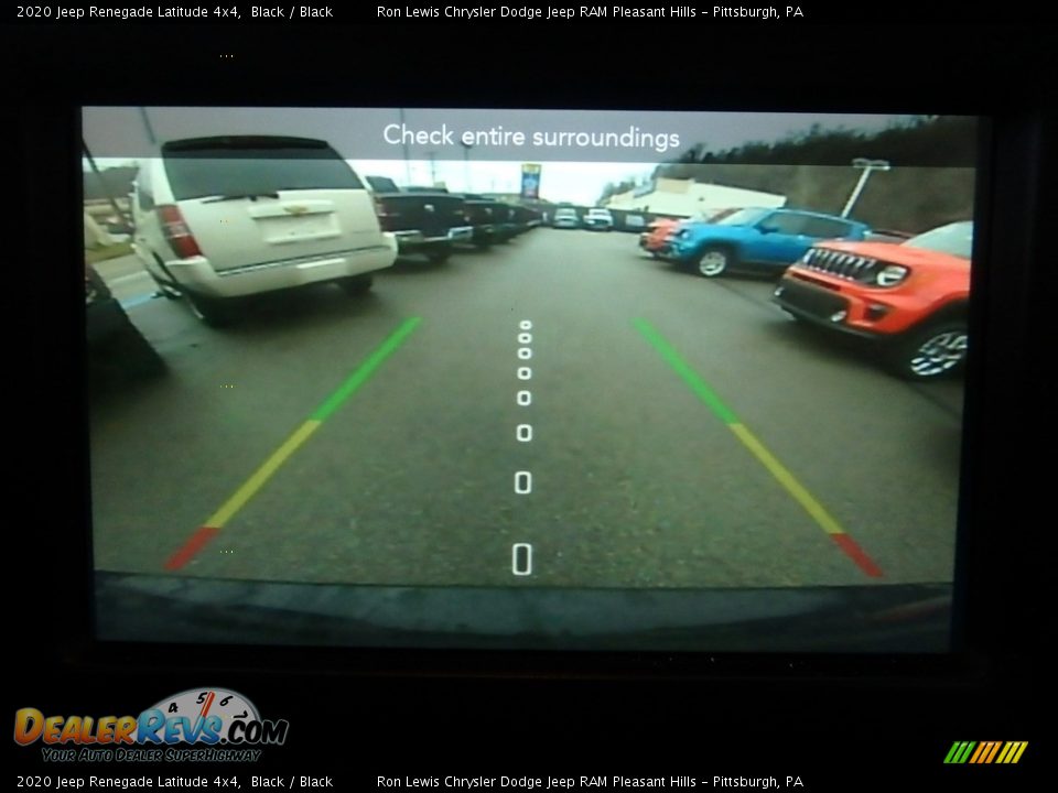 2020 Jeep Renegade Latitude 4x4 Black / Black Photo #16