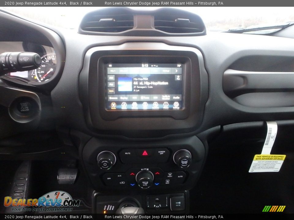 2020 Jeep Renegade Latitude 4x4 Black / Black Photo #17