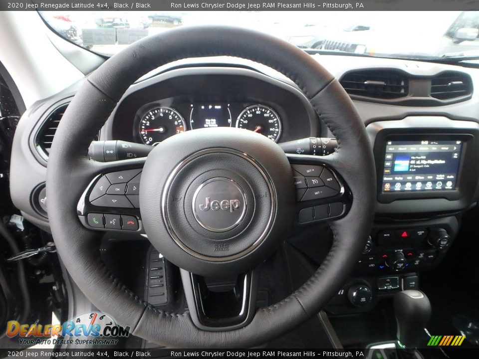 2020 Jeep Renegade Latitude 4x4 Black / Black Photo #18