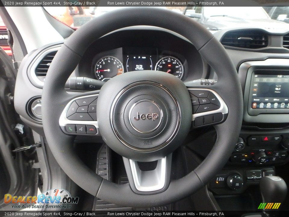 2020 Jeep Renegade Sport 4x4 Sting-Gray / Black Photo #18
