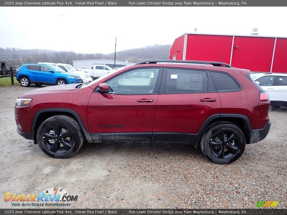 2020 Jeep Cherokee Latitude Plus 4x4 Velvet Red Pearl / Black Photo #2
