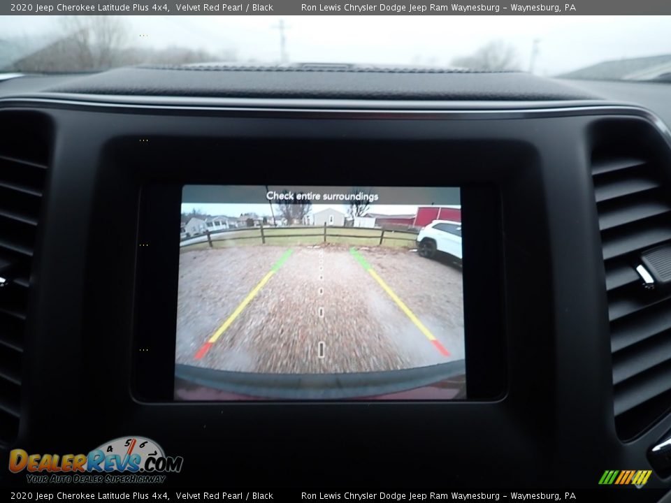 2020 Jeep Cherokee Latitude Plus 4x4 Velvet Red Pearl / Black Photo #19