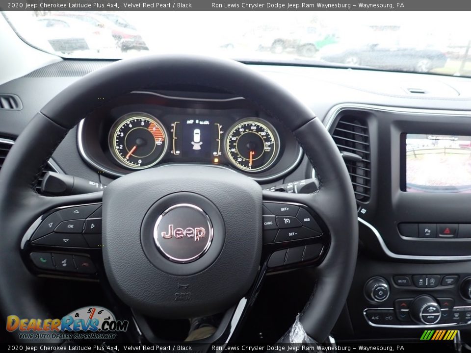 2020 Jeep Cherokee Latitude Plus 4x4 Velvet Red Pearl / Black Photo #20
