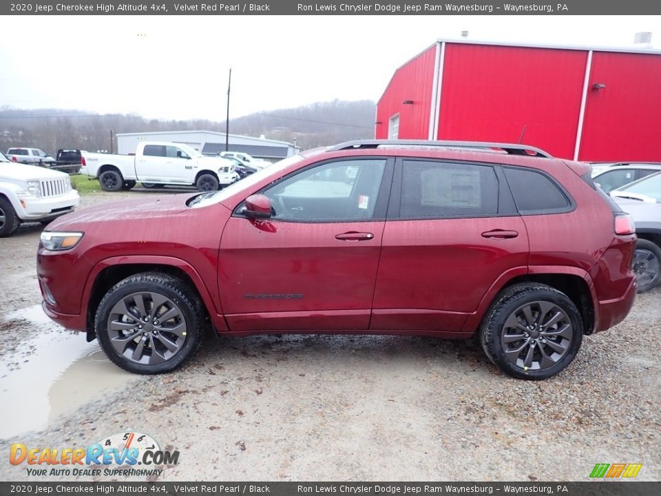 2020 Jeep Cherokee High Altitude 4x4 Velvet Red Pearl / Black Photo #2
