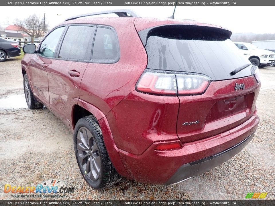 2020 Jeep Cherokee High Altitude 4x4 Velvet Red Pearl / Black Photo #3