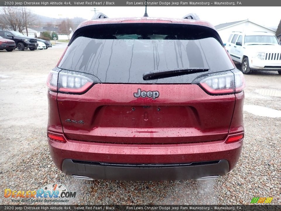 2020 Jeep Cherokee High Altitude 4x4 Velvet Red Pearl / Black Photo #4