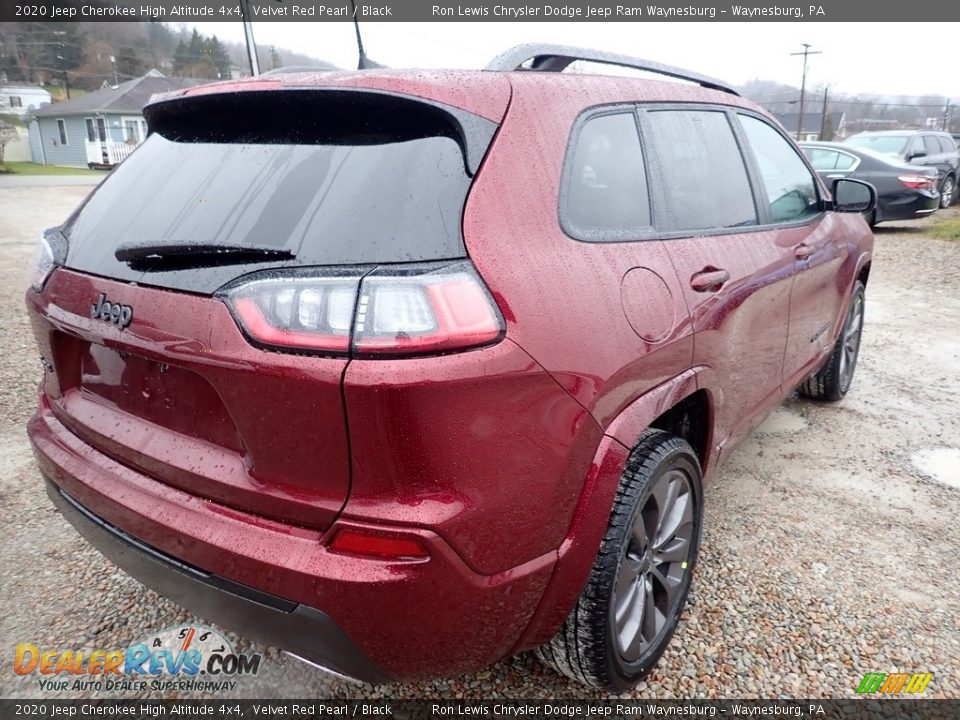 2020 Jeep Cherokee High Altitude 4x4 Velvet Red Pearl / Black Photo #5