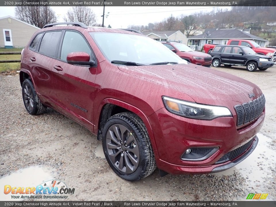 2020 Jeep Cherokee High Altitude 4x4 Velvet Red Pearl / Black Photo #7