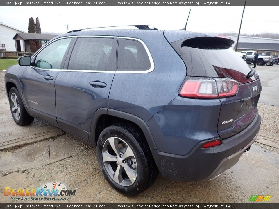 2020 Jeep Cherokee Limited 4x4 Blue Shade Pearl / Black Photo #3