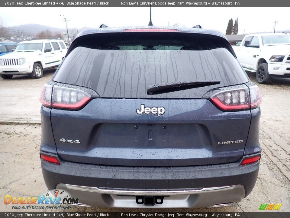 2020 Jeep Cherokee Limited 4x4 Blue Shade Pearl / Black Photo #4