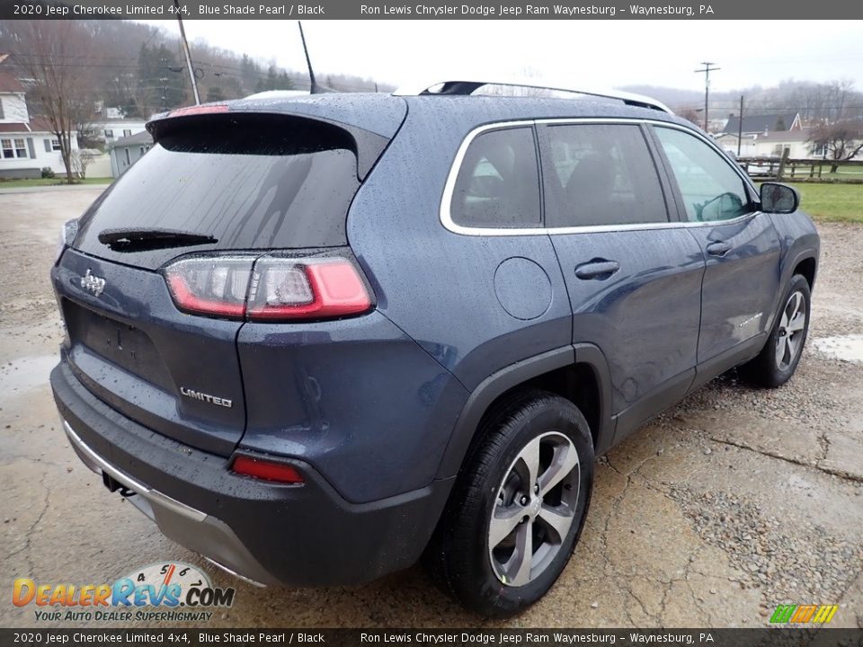 2020 Jeep Cherokee Limited 4x4 Blue Shade Pearl / Black Photo #5